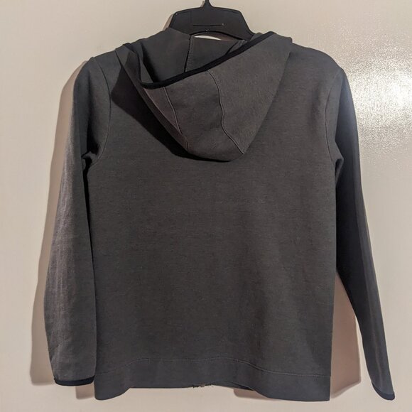 Old Navy Gray Hooded Active Fleece Jacket - Picture 5 of 5